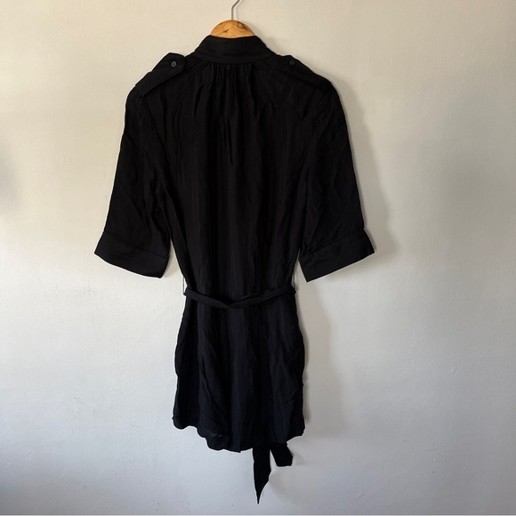 Smythe Utility Romper in Black Shadow Stripe Size Small NWOT - Picture 4 of 6